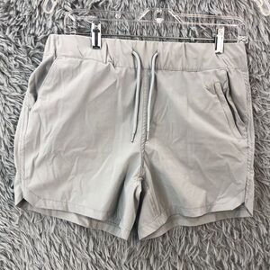 Realtree Shorts Fishing Womens Small Drawstring Waist Nylon Blend Pockets Gray